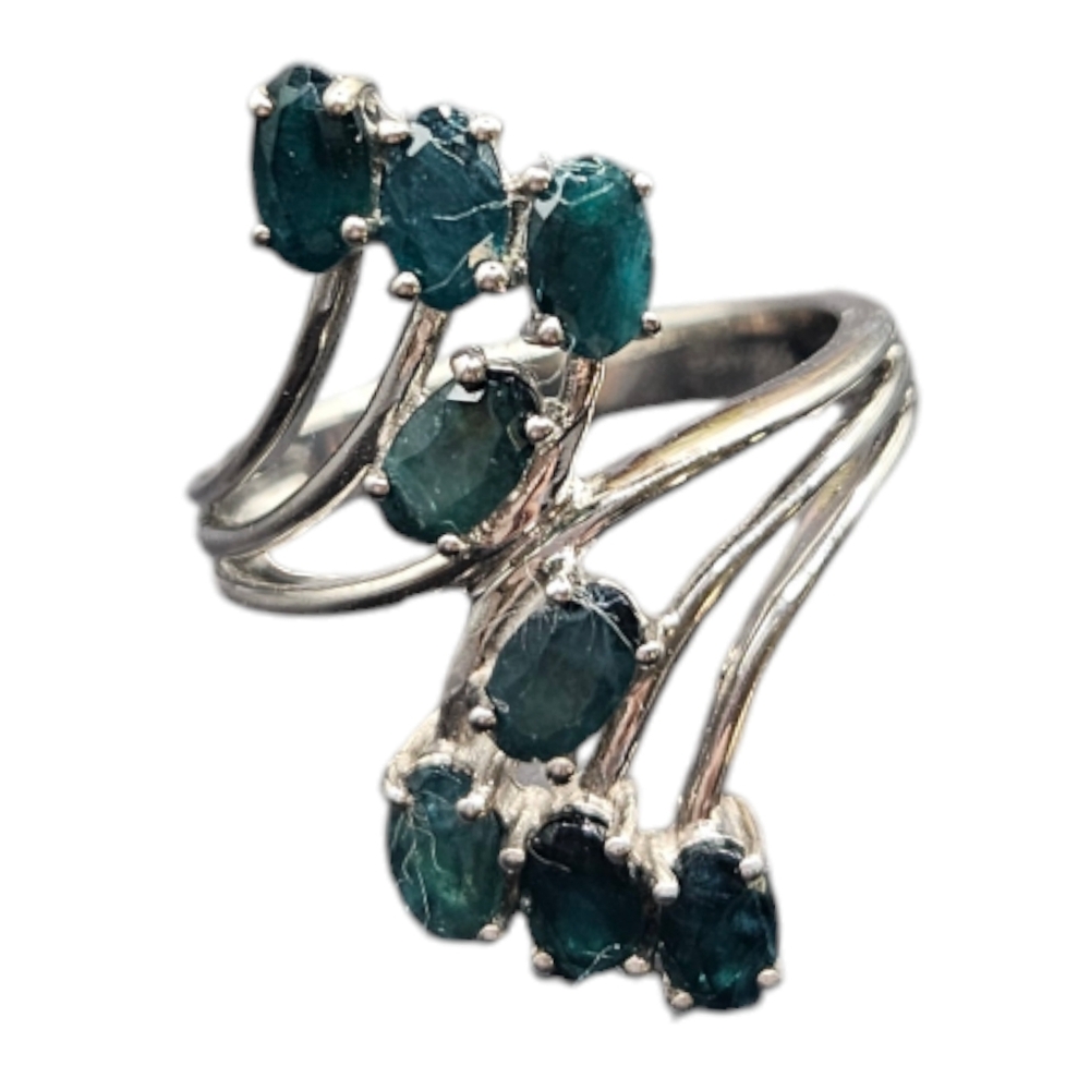 Teal Grandidierite Ring - Picture 2 of 3